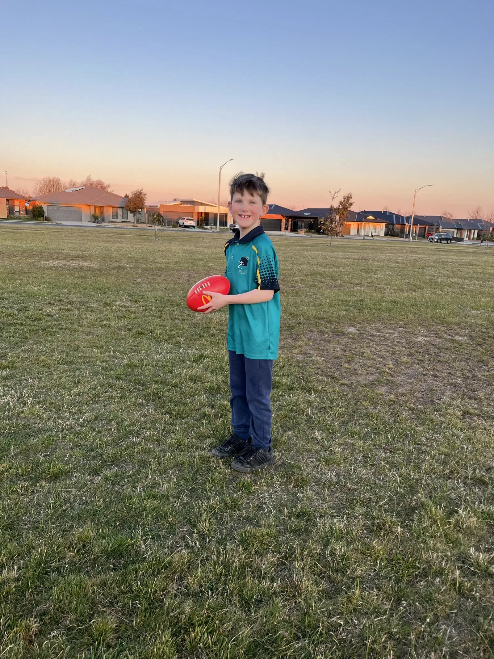 Participant at the football